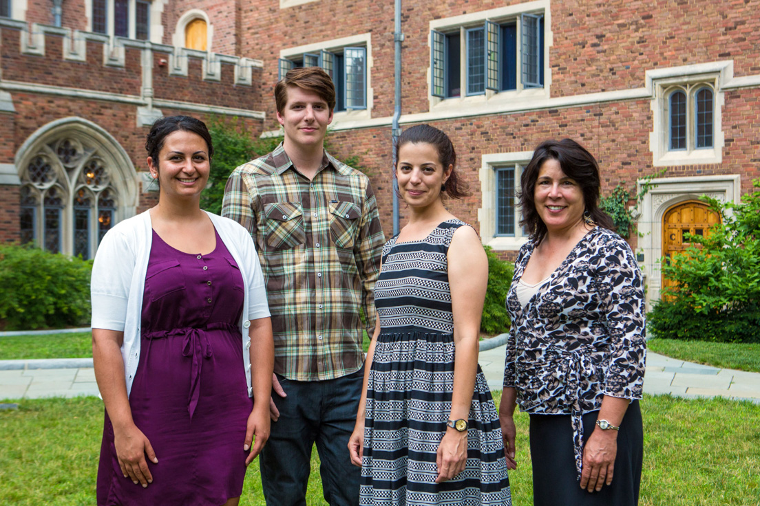 Emery Unified Team at the Intensive Session, July 2013. (From left to right: National Fellows Amanda Issa, William Miles Greene, Sara Stillman, Camille Pires.)