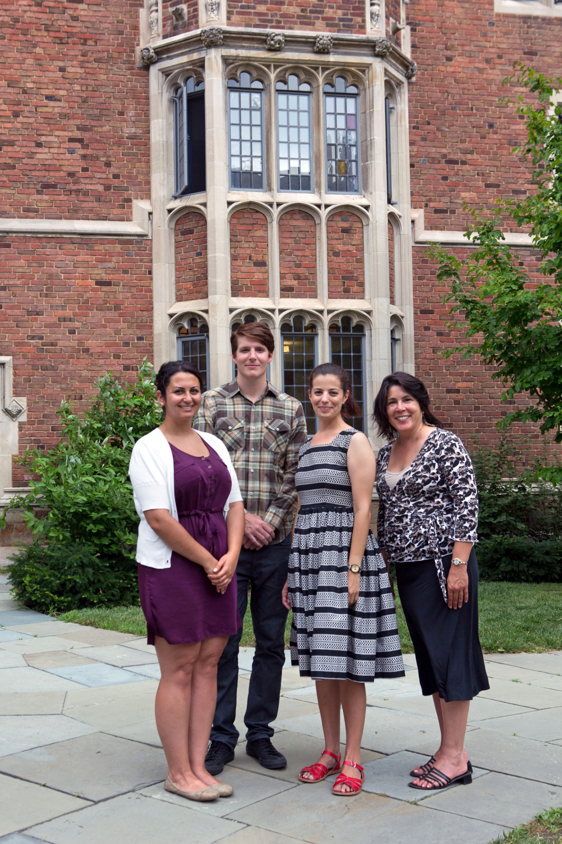 Emery Unified Team at the Intensive Session, July 2013. (From left to right: National Fellows Amanda Issa, William Miles Greene, Sara Stillman, Camille Pires.)