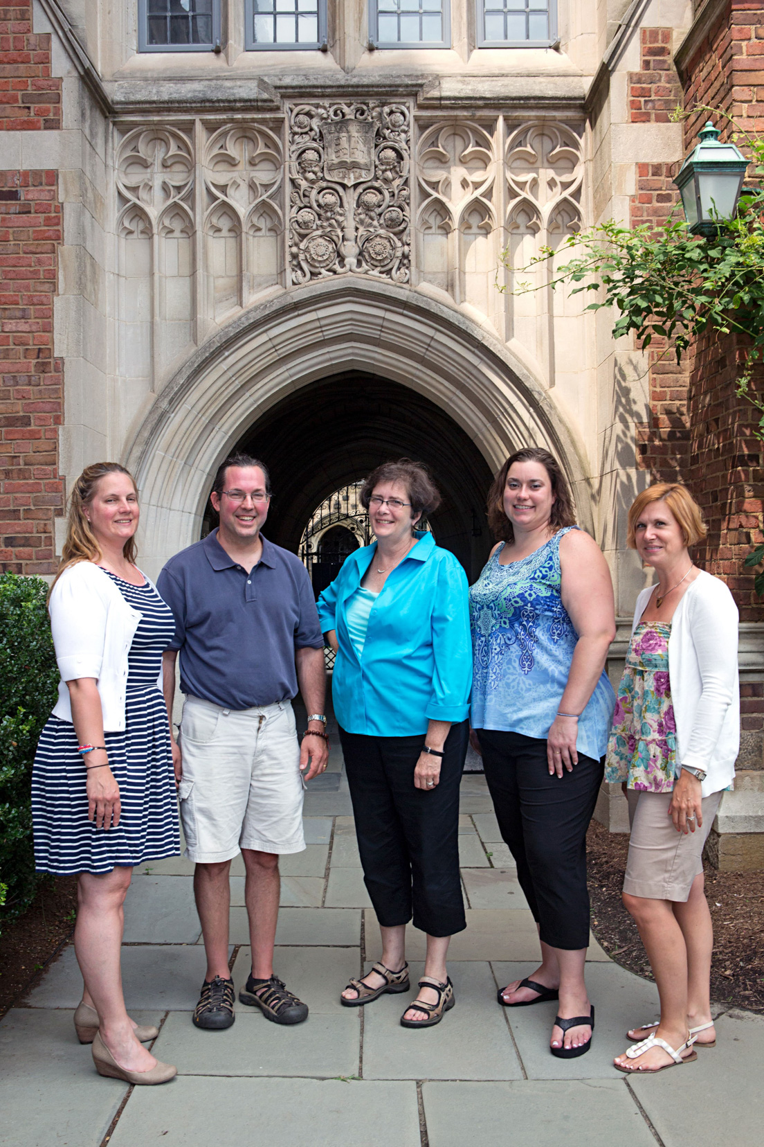 Pittsburgh Team at the Intensive Session, July 2013. (Left to right: National Fellows Sonia Henze, Eric J. Laurenson, Sheila McBride, Maria Orton and Cheree M. Charmello.)