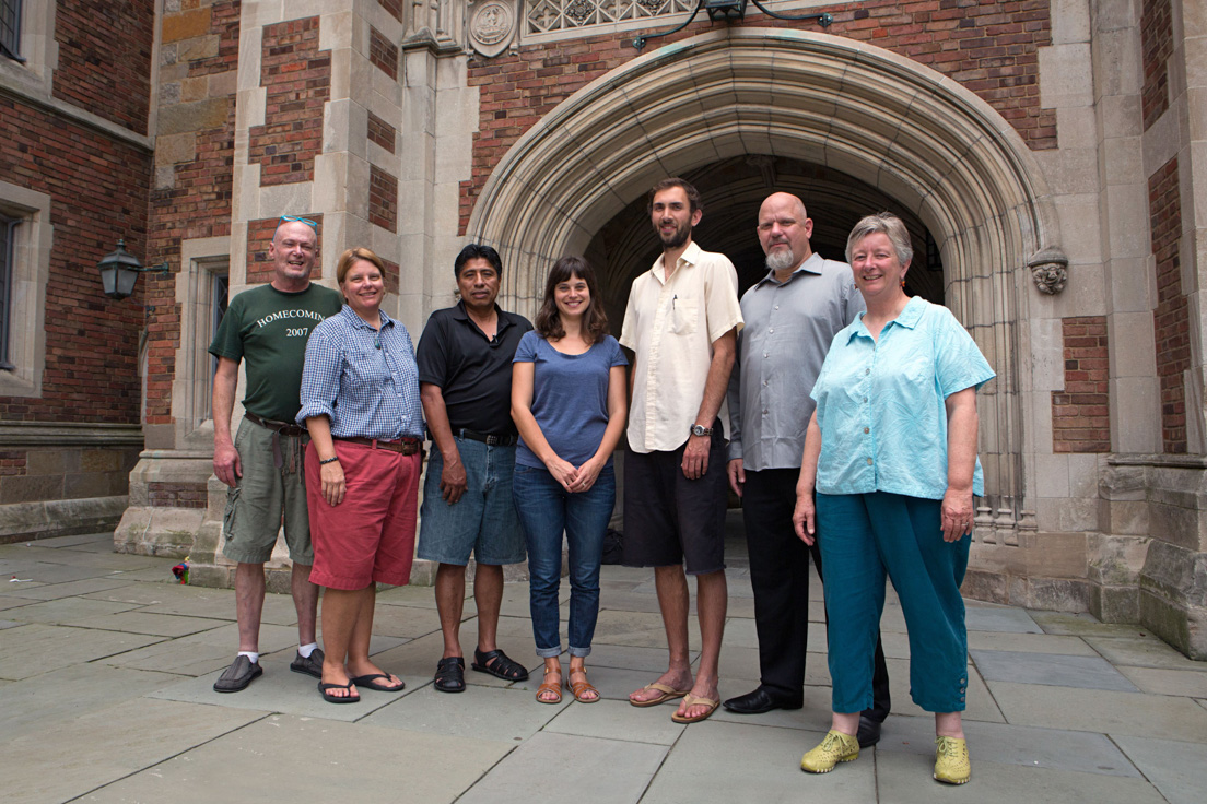 San Mateo County Team at the Intensive Session, July 2013. (From left to right: National Fellows Timothy K. Spence, Lisa Christenson, Luis A. Magallanes, Sara Delman, Benjamin Barnett-Perry, Jeffry K. Weathers, and Patricia Kephart.)