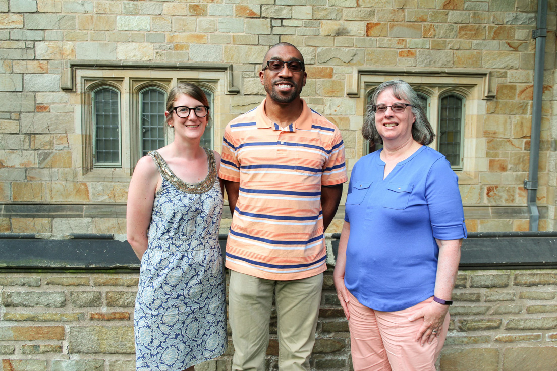 Philadelphia Team at the Intensive Session, July 2017. (From left to right: National Fellows Kathleen Radebaugh, Eual Phillips, and Terry Anne Wildman.)