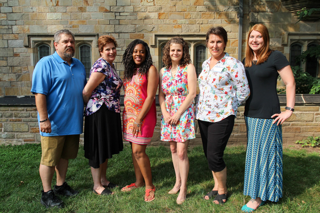 Pittsburgh Team at the Intensive Session, July 2017. (From left to right: National Fellows James Churilla, Toni Aliskowitz, Debra Titus, Jennifer Mazzocco, Beth Pellegrini, and Brittany McCann.)