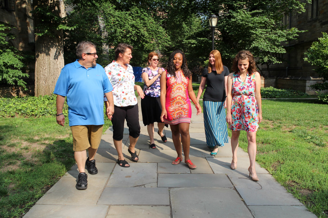 Pittsburgh Team at the Intensive Session, July 2017. (From left to right: National Fellows James Churilla, Beth Pellegrini, Toni Aliskowitz, Debra Titus, Brittany McCann, and Jennifer Mazzocco.)