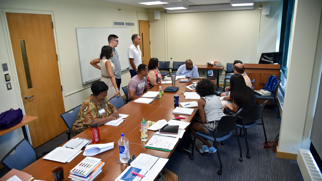 The national seminar on "Race, Class, and Punishment" led by James Forman, Jr., Professor of Law at Yale University, July 2018.