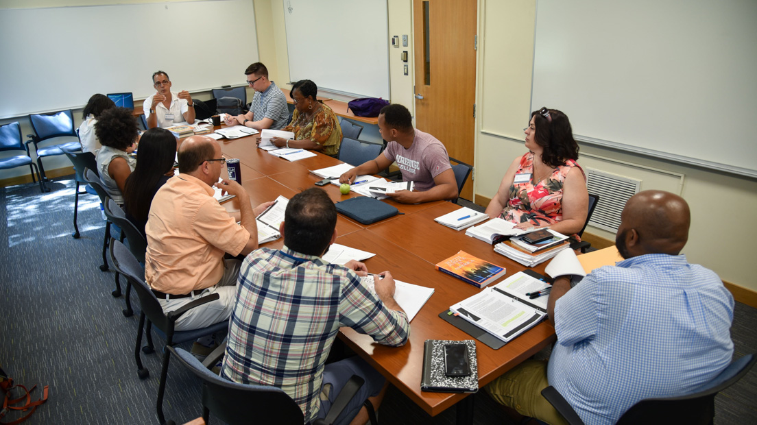 The national seminar on "Race, Class, and Punishment" led by James Forman, Jr., Professor of Law at Yale University, July 2018.