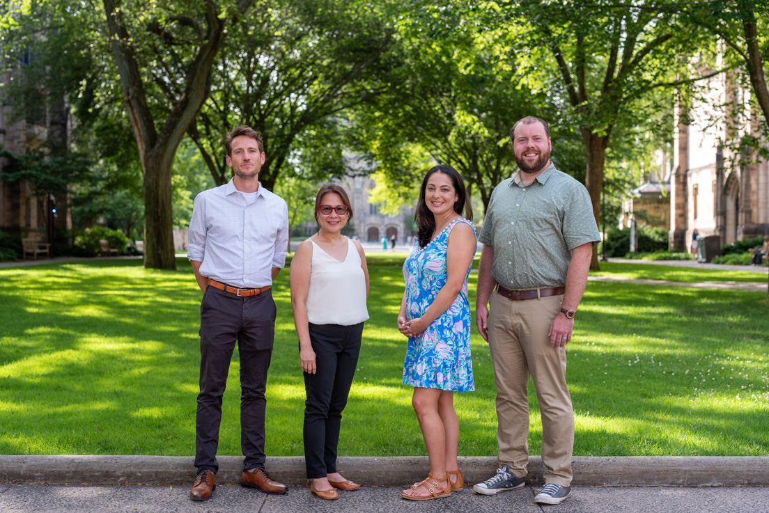 District of Columbia Team at the Intensive Session, July 2024. (From left to right: National Fellows Damon Peterson, Ethelwolda Paat, Sandy Alvarez and Sean Crumley.)