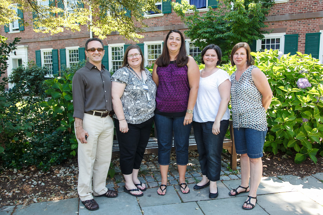 Tulsa Team at the Intensive Session, July 2012. (From left to right: National Fellows Leonardo De Andrade, Audra Bull, Kristy Hutton, Emily Dentel, and Krista Waldron.)