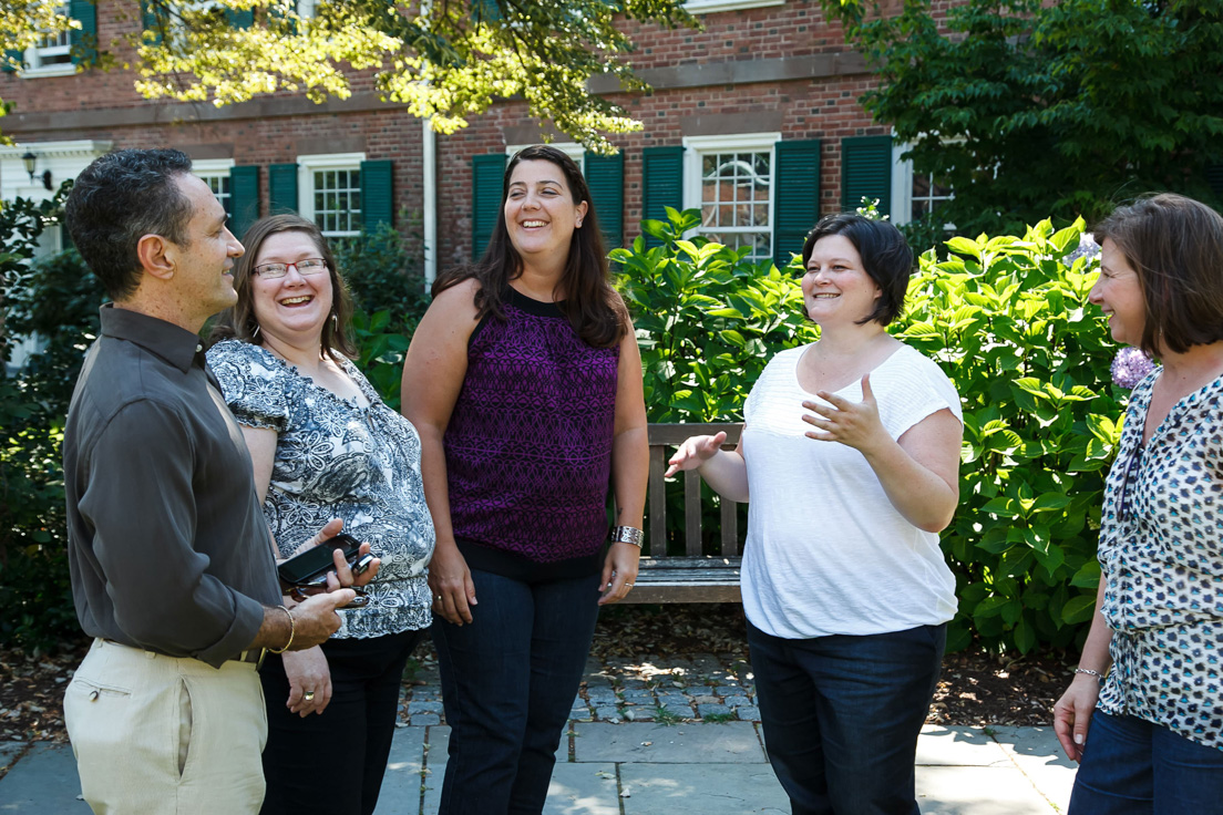 Tulsa Team at the Intensive Session, July 2012. (From left to right: National Fellows Leonardo De Andrade, Audra Bull, Kristy Hutton, Emily Dentel, and Krista Waldron.)