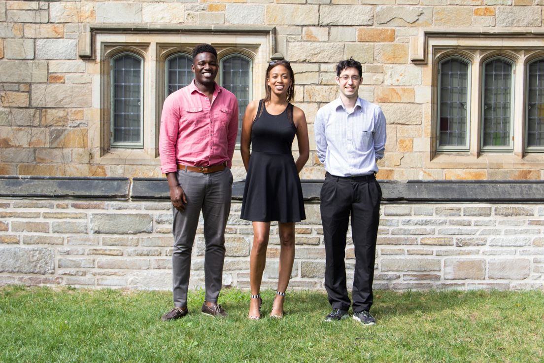 District of Columbia Team at the Intensive Session, July 2016. (From left to right: National Fellows Travis Bouldin, Coretta Martin, and Zachary Meyers.)