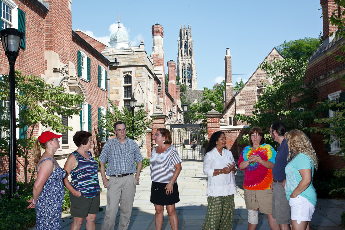 Pittsburgh and Washington Teams at the Intensive Session, July 2011.
(Left to right: National Fellows Sonia Henze and Sally J. Martin; David
H. Waldeck, Professor of Chemistry, University of Pittsburgh; National
Fellow Karen C. Kennedy; Prajna Parasher, Associate Professor of
Film and Digital Technology; National Fellows Marsha Liberatore, Eric
J. Laurenson, and Nancy VanKirk.)