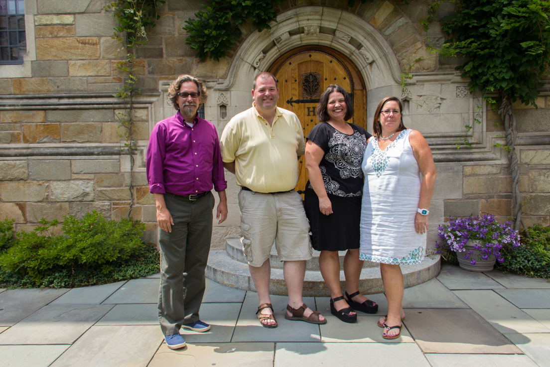 Delaware Team at the Intensive Session, July 2016. (From left to right: National Fellows Dave Ostheimer, Joe Parrett, Barbara A. Prillaman, and Kathleen G. Gormley.)