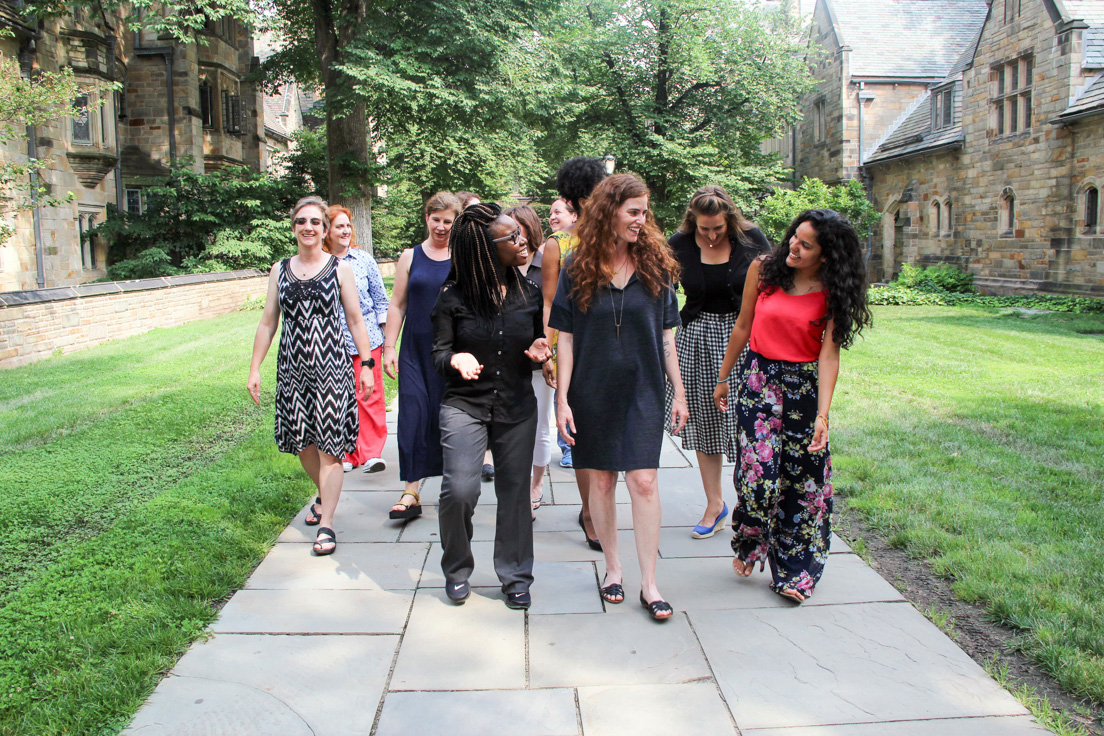 Tulsa Team at the Intensive Session, July 2017. (From left to right: Arcadia Teel, Lynette Shouse, Krista Waldron, Patrice Henry, Annie McGill, Tara Waugh, Marissa King, and Xiomara Pacheco.)