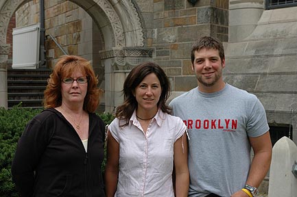 Charlotte Team at the Intensive Session, July 2005. (Left to right: National Fellows Maureen Lynch, Elizabeth R. Lasure, and Jeffrey Clay Joyce.)