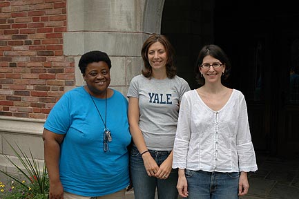 Richmond Team at the Intensive Session, July 2005. (Left to right: National Fellows Carolyn D. Clark, Amanda Genther Sanders, and Clary Washington Carleton.)