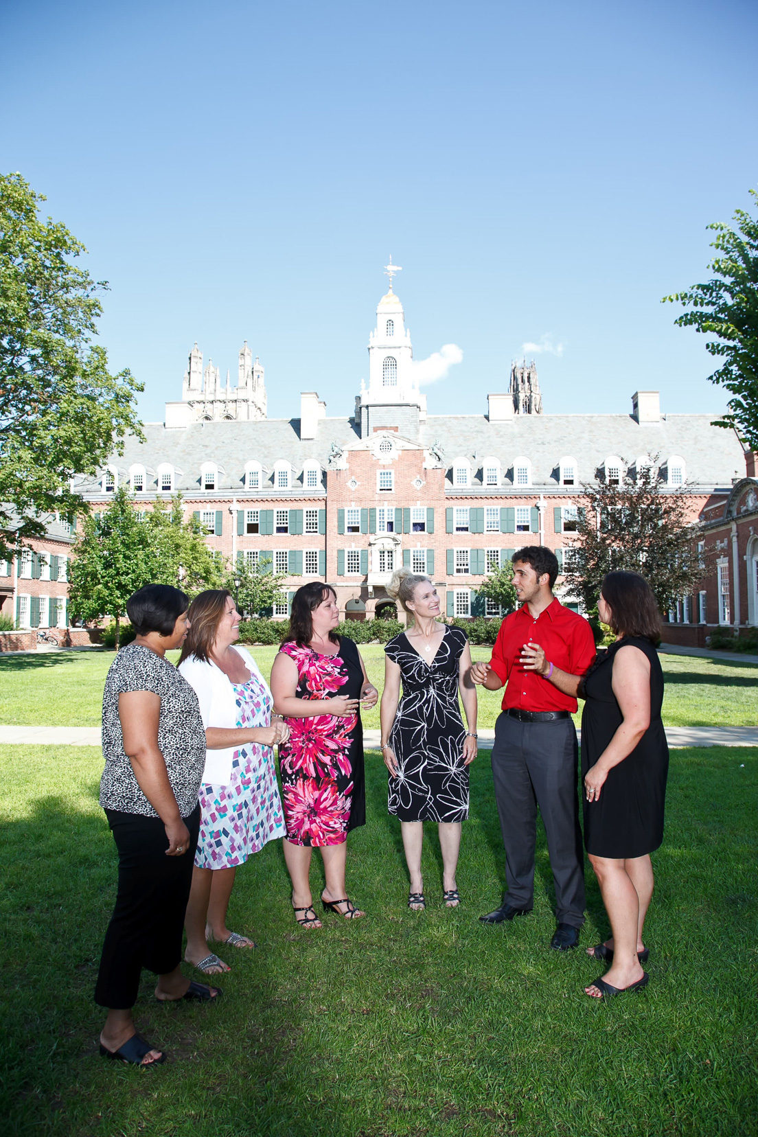 New Castle County Team at the Intensive Session, July 2011.
(Left to right: National Fellows Kishayla T. Payne-Miller, Kathleen
G. Gormley, Lori Wiley, Nancy Ventresca, Michael Husni, and
Barbara A. Prillaman.)