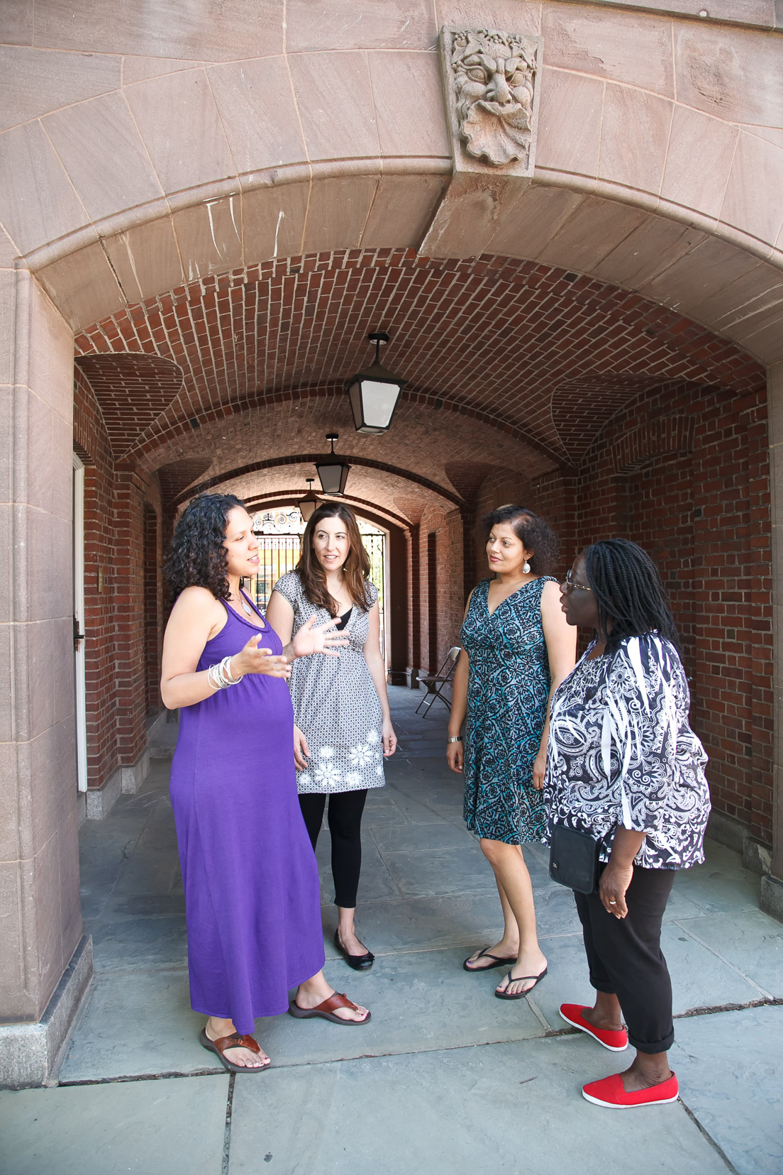 Emery Unified Team at the Intensive Session, July 2011. (Left to
right: National Fellows Mika M. Cade, Laura Turner, Anjali R. Kamat,
and Lesia Whitehurst.)