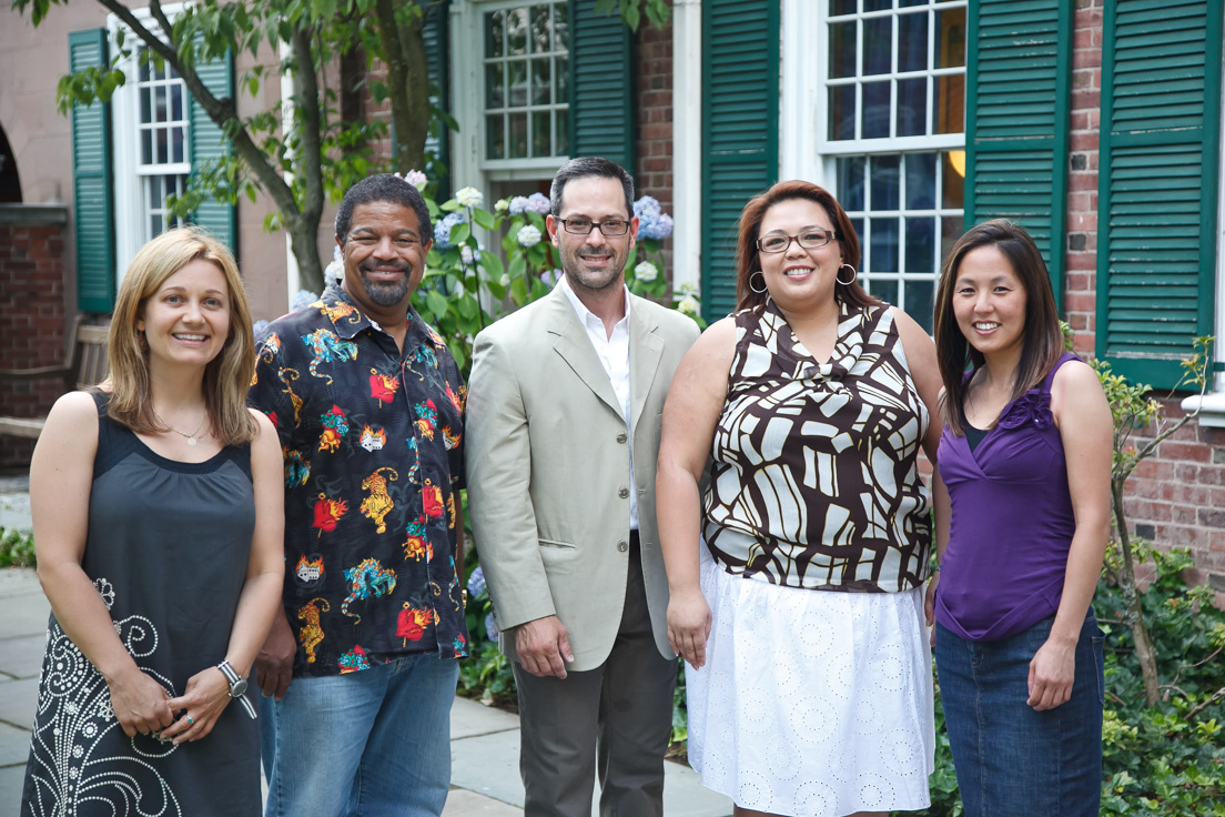 San Jos? Team at the Intensive Session, July 2011. (Left to right:
National Fellows Aimee MacSween, Richard C. Taylor, Paul A.
Landshof, Vanessa Vitug, and Lori Hiura.)