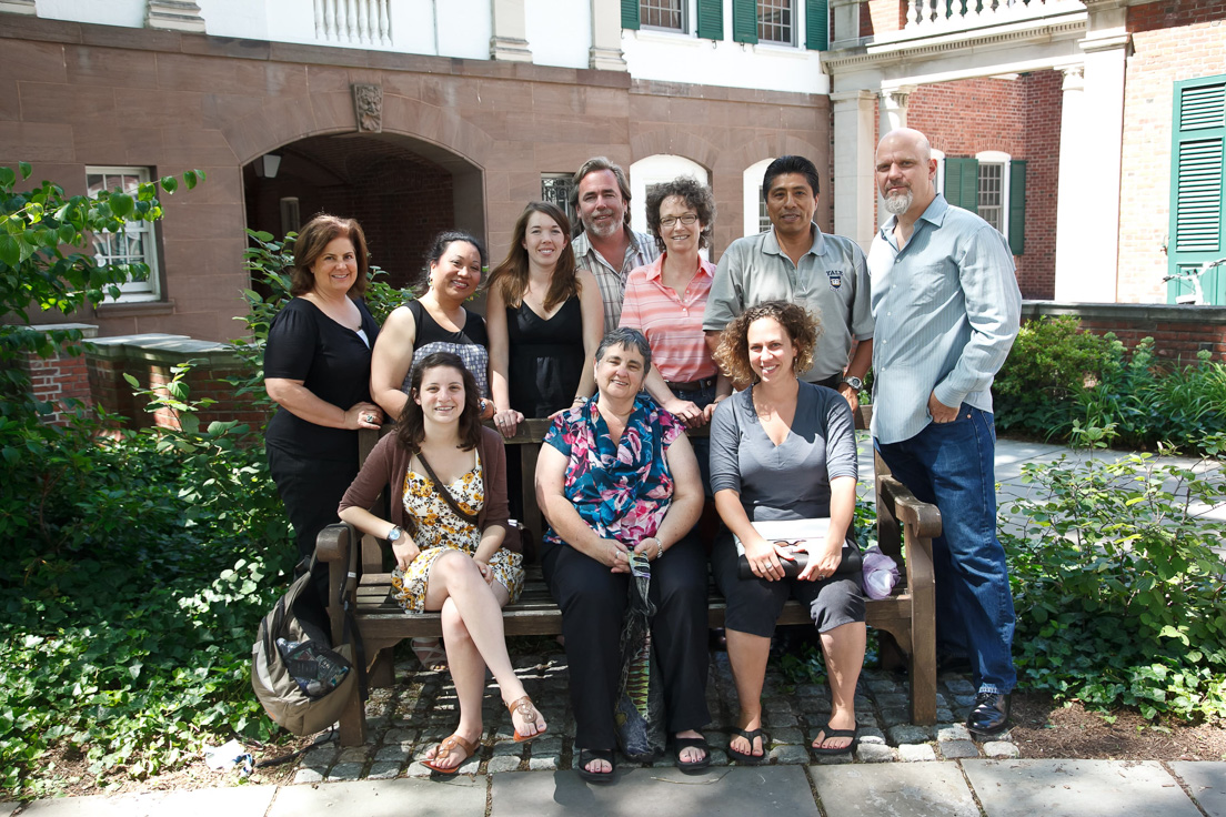 San Mateo County Team at the Intensive Session, July 2011.
(Standing, left to right: National Fellows Jane B. Gerughty, Marlene
M. Gutierrez, Stephanie T. Murphy, Joe M. Condon, Emily J. Faxon,
Luis A. Magallanes, and Jeffry K. Weathers. Seated, left to right:
National Fellows Sarah R. Kingon, Mary M. Whalen, and Stephanie
M. Schaudel.)