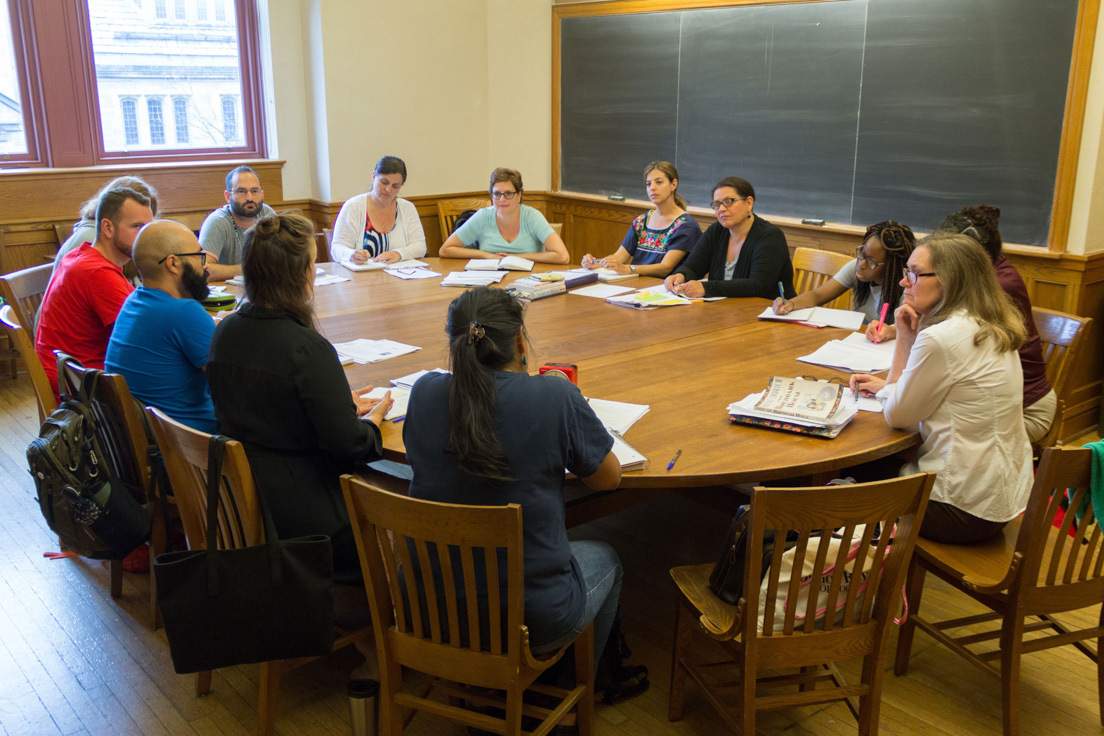 The national seminar on "Literature, Life Writing, and Identity" led by Jill Campbell, Professor of English at Yale University, July 2017.