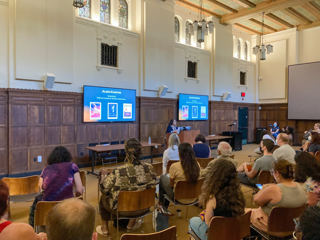 Talk by Sarbani Basu about her seminar on “Alien Earths,” Yale University, July 2022.