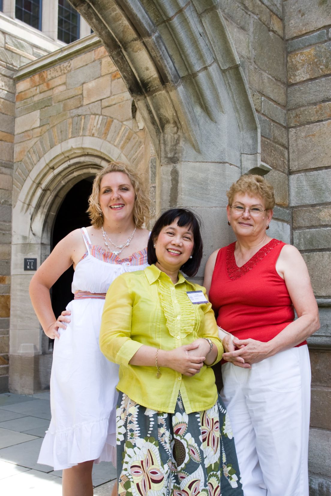 Houston Team at the Intensive Session, July 2008. (Left to right: National Fellows Karlene E. McGowen, Francisca Eunice Rebullida and Francisca Sorensen.)