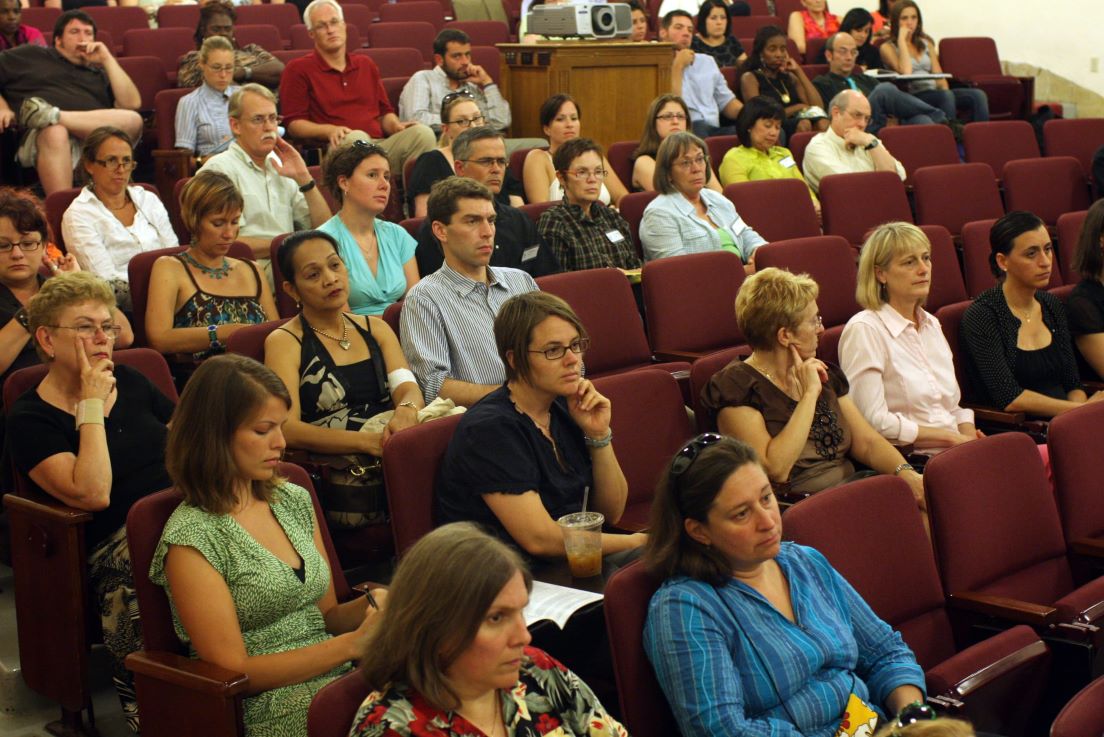 Plenary Session on the Teachers Institute Approach at the Intensive Session, July 2008.