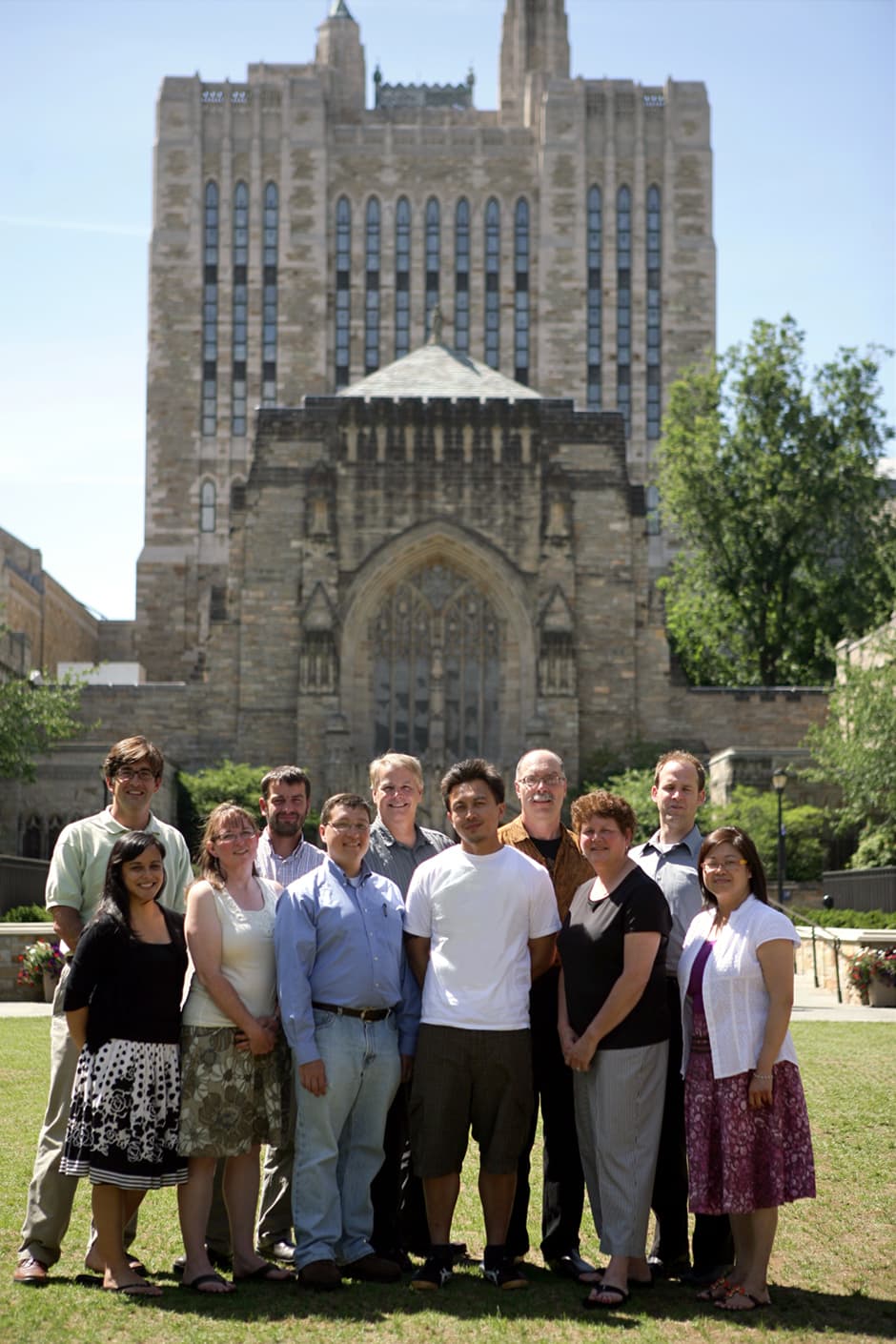 San Francisco Team at the Intensive Session, July 2008. (Left to right: Matthew Luskey, Assistant Professor of Liberal Studies, San Francisco State University; National Fellows Sarah Pooner and Sally Meneely; Thomas B?ttger, Assistant Professor of Physics, Jose Acacio de Barros, Assistant Professor of Liberal Studies and Bruce Robert Avery, Professor of English, San Francisco State University; National Fellow Artnelson Concordia; Raymond Trautman, Professor of Chemistry, San Francisco State University; National Fellow Lisa Ernst; Corey Cook, Assistant Professor of Politics, University of San Francisco; and National Elaine Yee Lun Tam.)