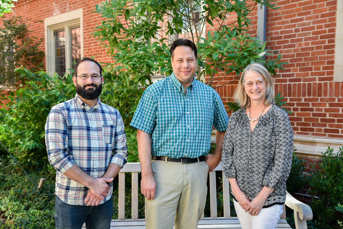 New Haven Team at the Intensive Session, July 2018. (From left to right: Robert M. Schwartz, Jason J. Ward, and Carol P. Boynton.)