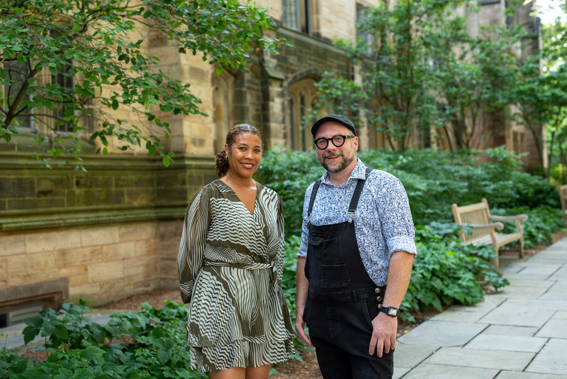 Pittsburgh Team at the Intensive Session, July 2024. (From left to right: National Fellows Lauren Freeman and Christopher Snyder.)