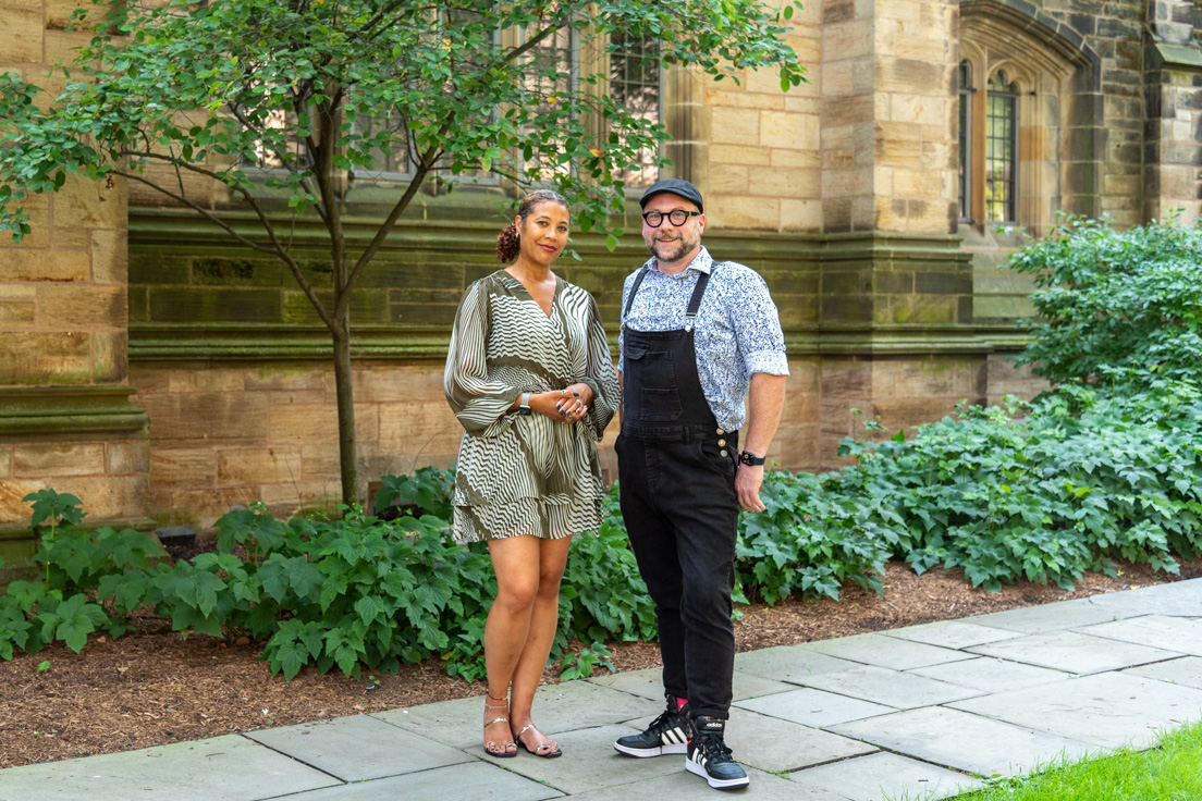 Pittsburgh Team at the Intensive Session, July 2024. (From left to right: National Fellows Lauren Freeman and Christopher Snyder.)