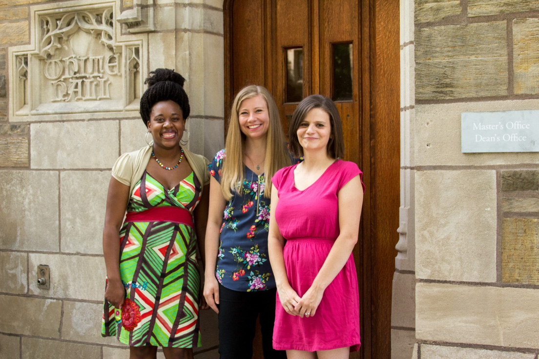 Pittsburgh Team at the Intensive Session, July 2016. (From left to right: National Fellows Debra Titus, Stephanie Zavacky, and Jennifer Giarrusso Mazzocco.)