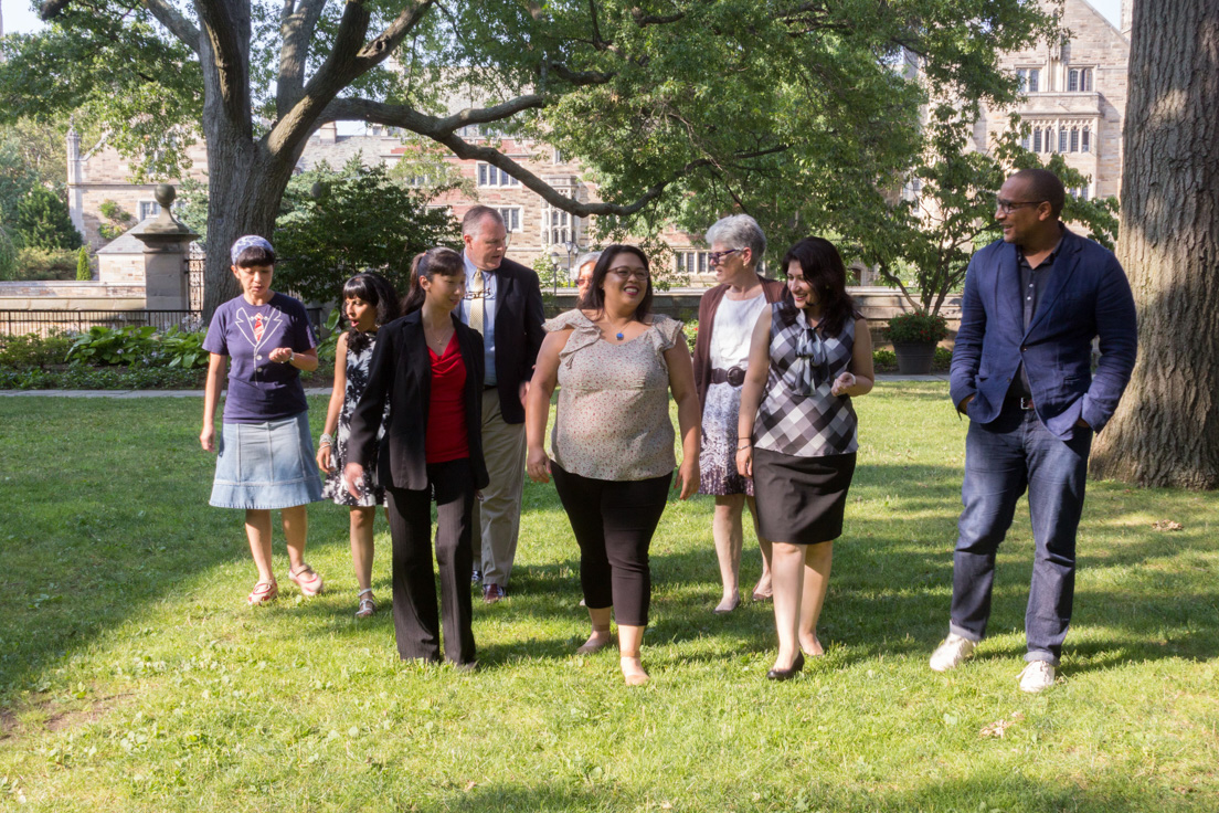 San José Team at the Intensive Session, July 2016. (From left to right: National Fellows Jade Lee, Priya Talreja, Jennifer Claudio, Mike McClellan, Vanessa Vitug, Patricia Moncrief, Amandeep Khosa, and Mark A. Holston.)