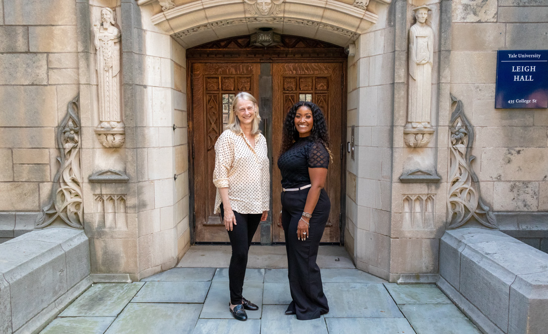 New Haven and Texas Teams at the Intensive Session, July 2022. (From left to right: National Fellows Carol P. Boynton and Debra Jenkins.)