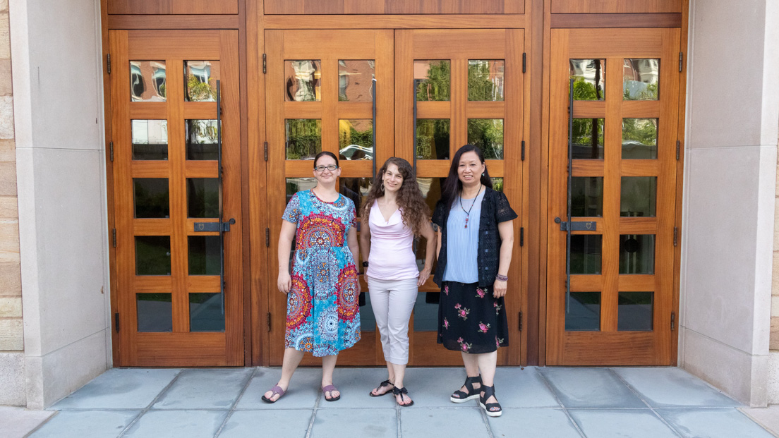 Philadelphia Team at the Intensive Session, July 2022. (From left to right: Katherine E. Steiner, Katherine Cohen Volin, and Lisa Yuk Kuen Yau.)