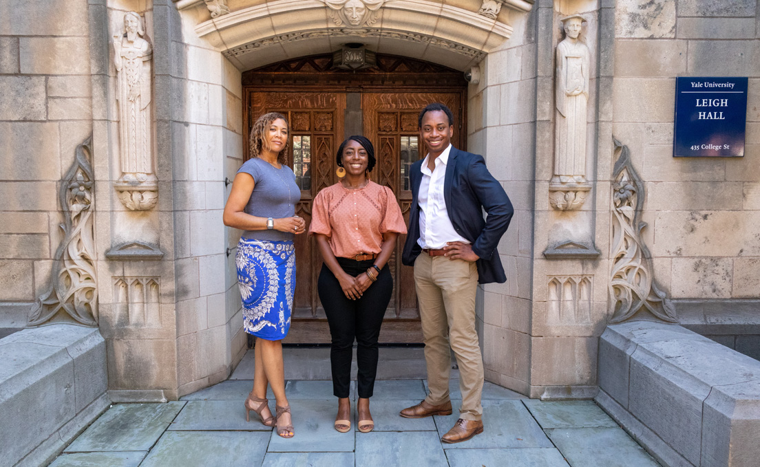 Pittsburgh Team at the Intensive Session, July 2022. (From left to right: Lauren Freeman, Shamira M. Underwood, and Sean Means.)