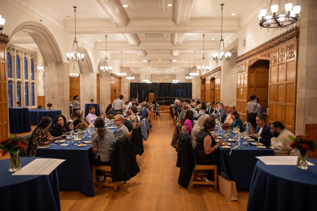 Reception on the Yale University Campus at the Annual Conference, October 2024.