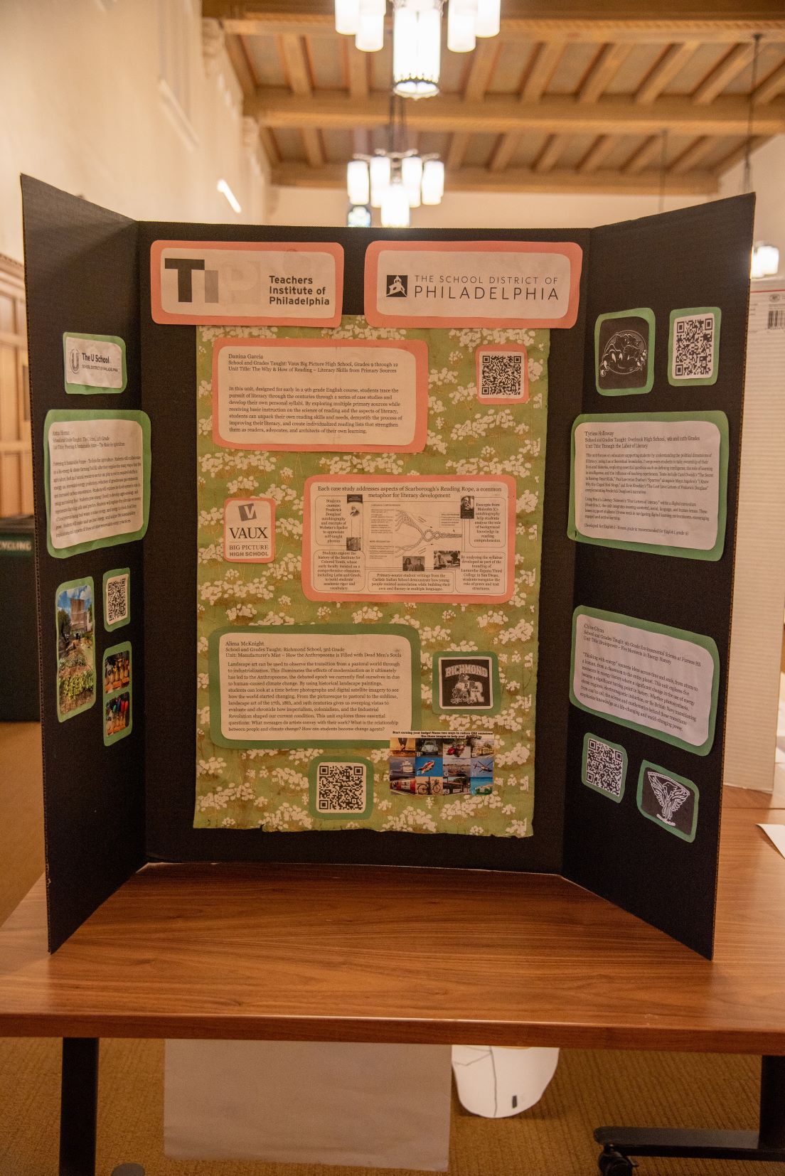 Teacher displays at the Annual Conference, October 2024.