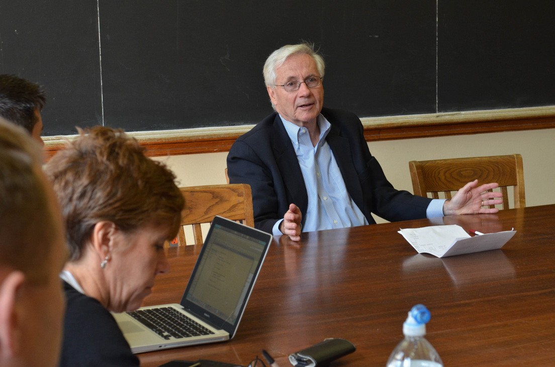 Break-out Session on Teaching 'Higher Order' Thinking Skills in an English Class at the Annual Conference, October 2012. (Led by seminar leader Paul H. Fry.)