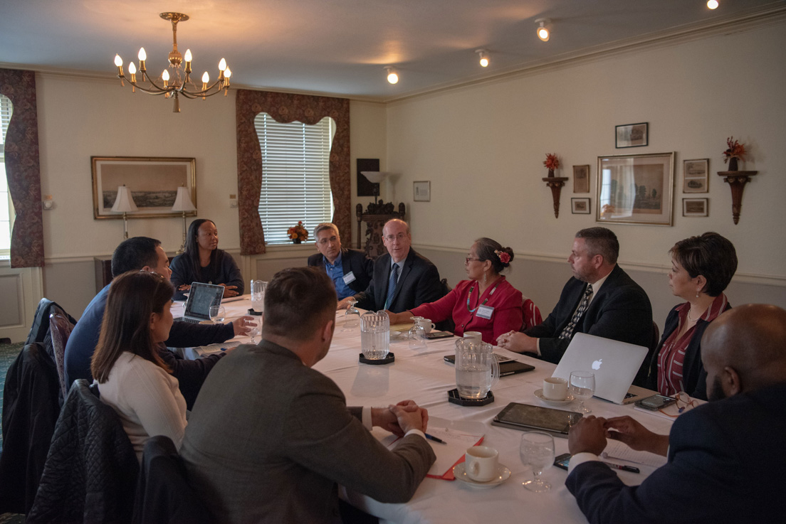 Break-out session on “Forming and Sustaining a School-University Partnership for a Teachers Institute” at the Annual Conference, October 2018. 