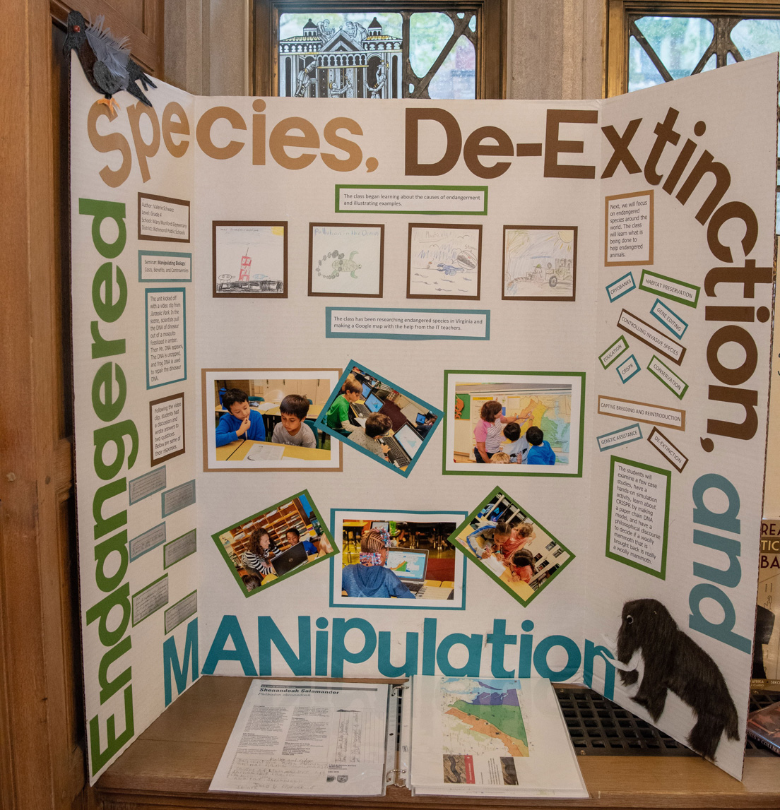 Teacher displays at the Annual Conference, October 2017.