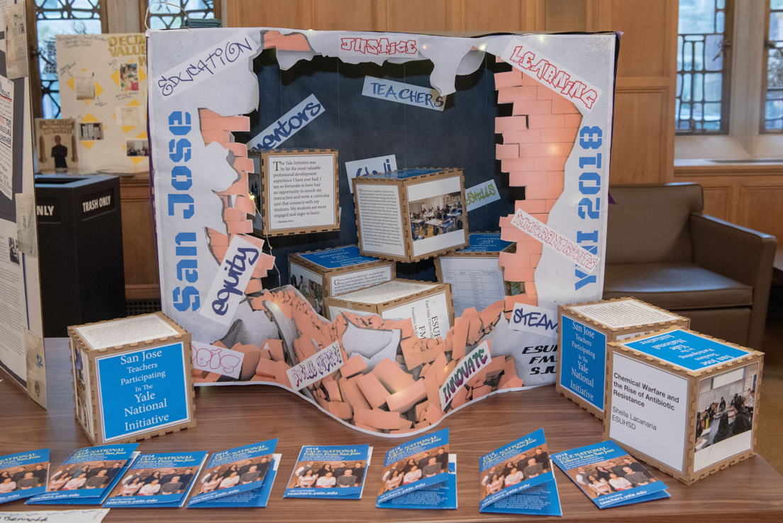 Teacher displays at the Annual Conference, October 2017.