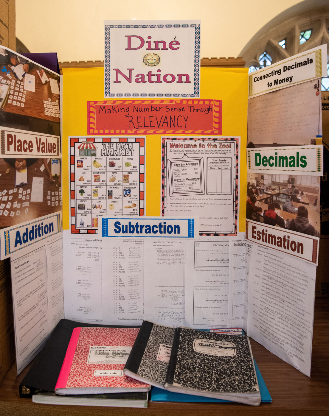 Teacher displays at the Annual Conference, October 2017.