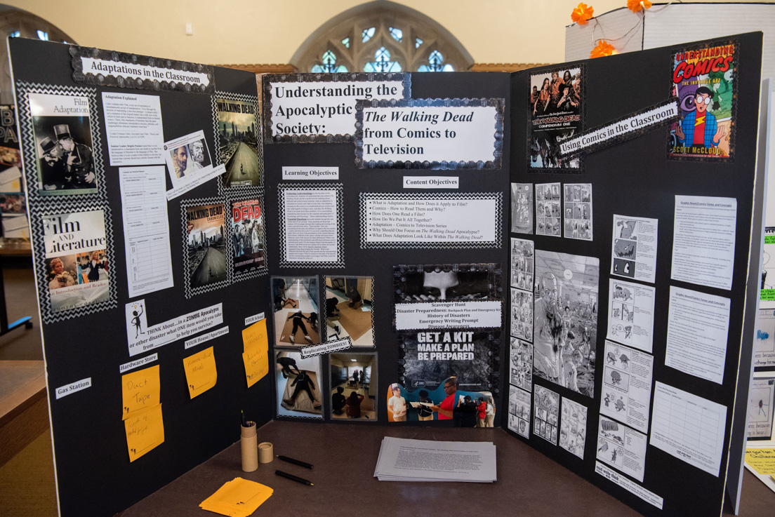 Teacher displays at the Annual Conference, October 2017.