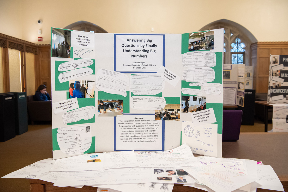 Teacher displays at the Annual Conference, October 2017.