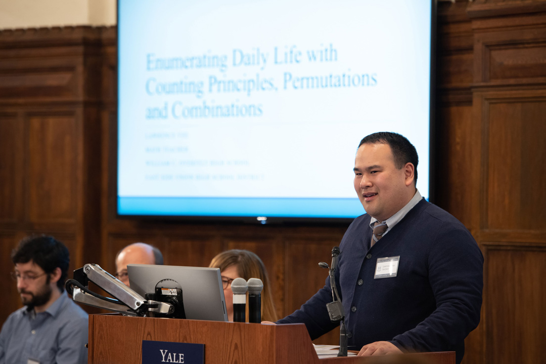 National Fellow Lawrence Yee presents at the Opening Session of the Annual Conference, October 2017.