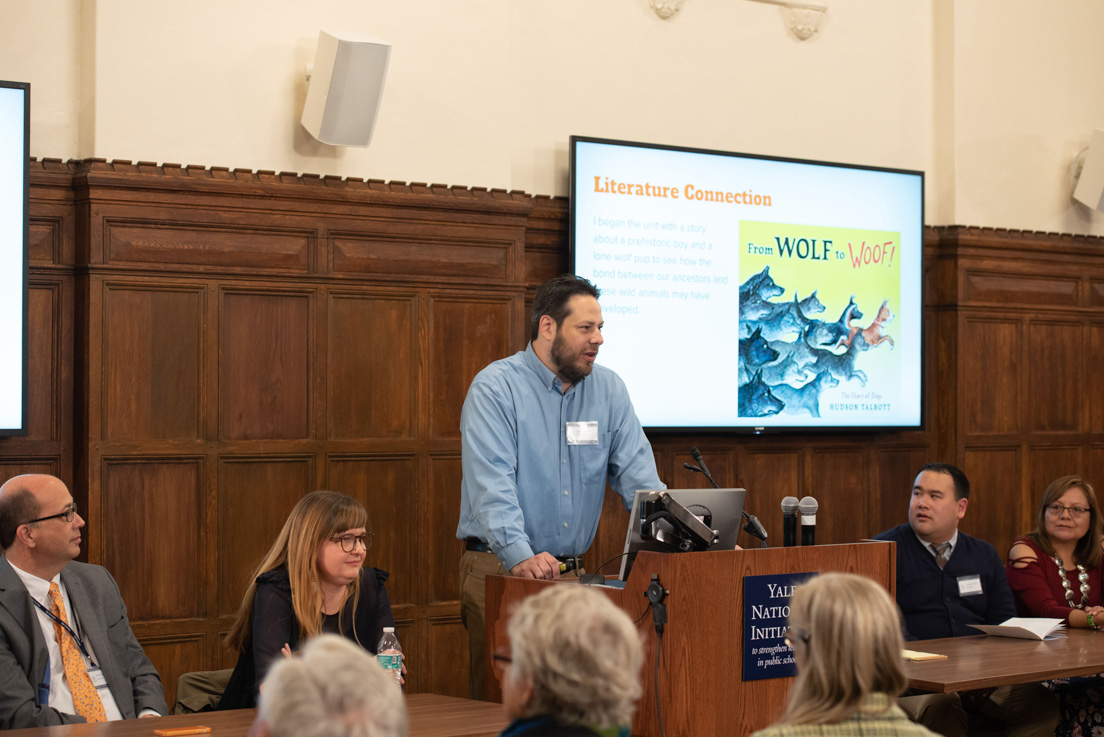 National Fellow Jason Ward presents at the Opening Session of the Annual Conference, October 2017.