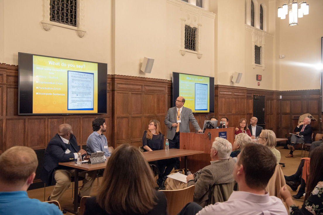 National Fellow Mark Hartung presents at the Opening Session of the Annual Conference, October 2017.