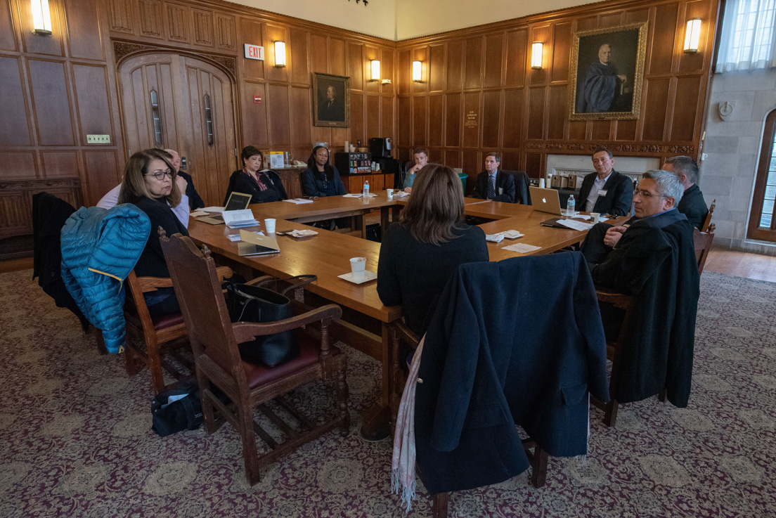 School Officials Caucus on ways that the Yale National Initiative and local Teachers Institutes can assist school districts by supporting and helping to retain teachers in the Humanities and in STEM fields, with the goal of a more equitable distribution of effective teachers in high-poverty, high-minority schools at the Annual Conference, October 2018.