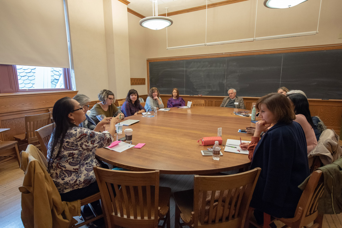 Reunion for the national seminar on “Poems about Works of Art, Featuring Women and Other Marginalized Writers” at the Annual Conference, October 2018.