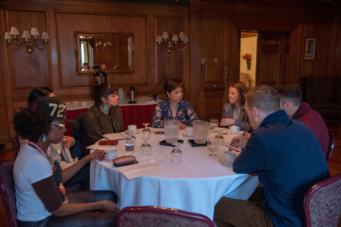 Chicago team meeting at the Annual Conference, October 2018.